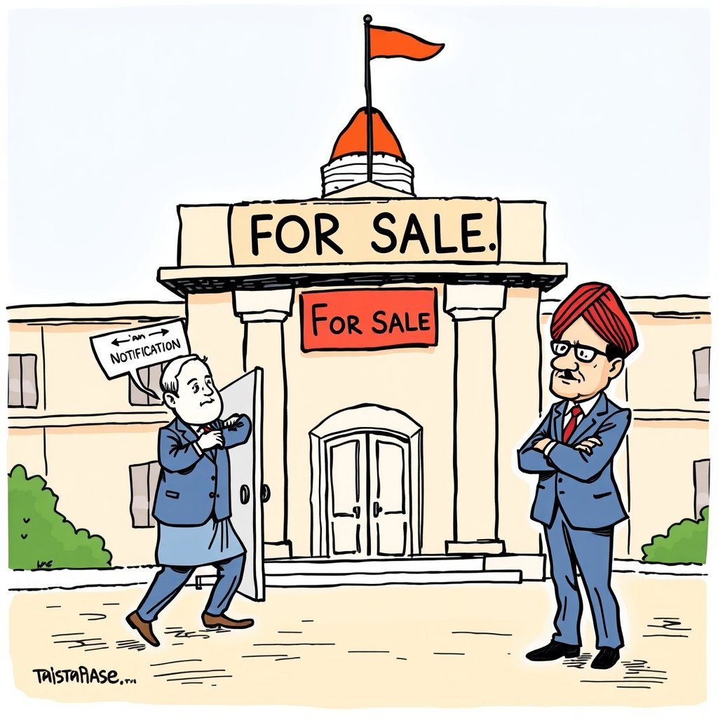 Today’s Political Cartoon: Punjab cabinet opposes HC chief justice appointment, says consent not obtained