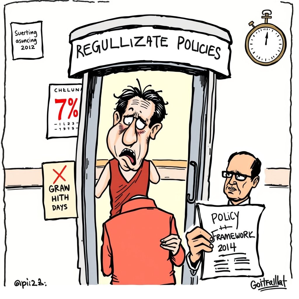Today’s Political Cartoon: 77 days and counting: Haryana guest teachers intensify agitation seeking job regularisation